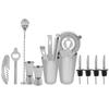 14pcs Stainless Steel Cocktail Shaker Mixer Drinker Drinking Tool Bar Gift (600?450ml)