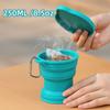 Portable Retractable Folding Cup 250ml Outdoor Coffee Handcup Drinkware Mini Water Glass  Camp