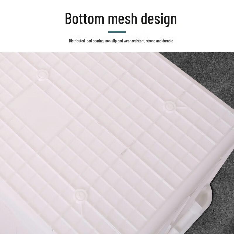 50L White PP Multipurpose Storage Tank with Lid
