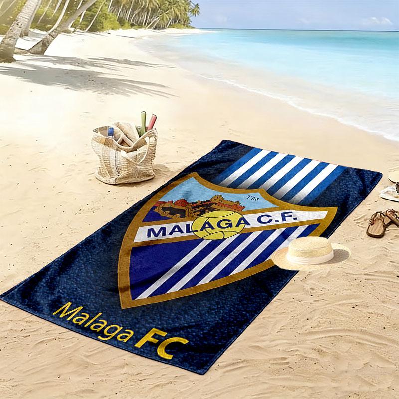 Málaga logo Beach Towel, Large Soft Quick Dry Towel for Beach Camping Swimming