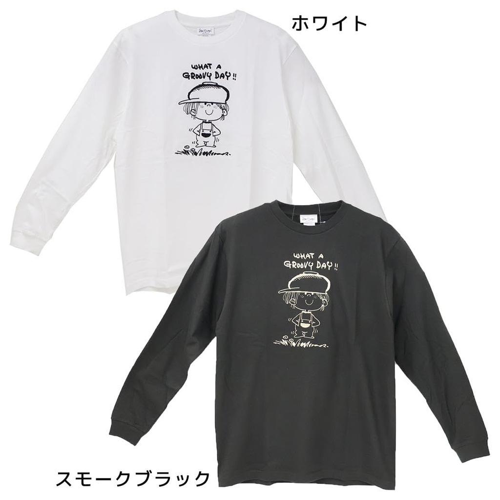 Mizumori Ado Embroidered Long Sleeve T-Shirt Boy Smoke Black Size L