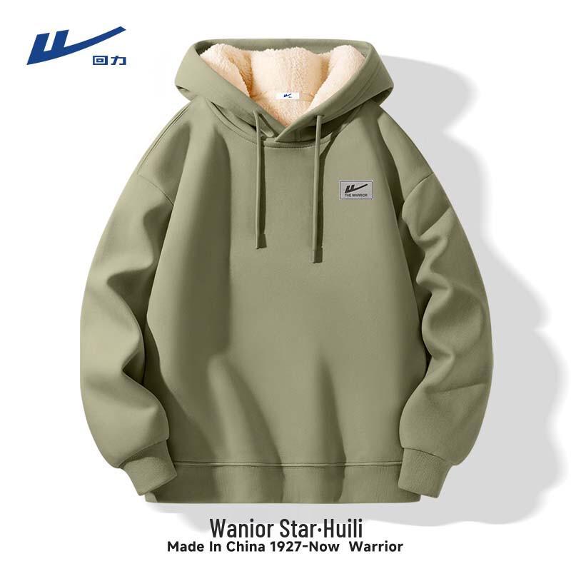 Warrior Men's Hooded Fleece Pullover Hoodie