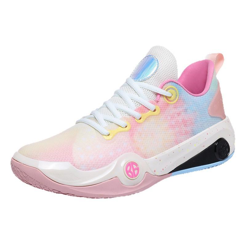 6812 Men's Women's Basketball Shoes Low Cut Mesh Surface Anti Slip MD Bottom Cushioning Couple Training Fashion Sports