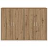 Sideboard 2 pcs Artisan Oak 60 x 31 x 84 cm engineered wood