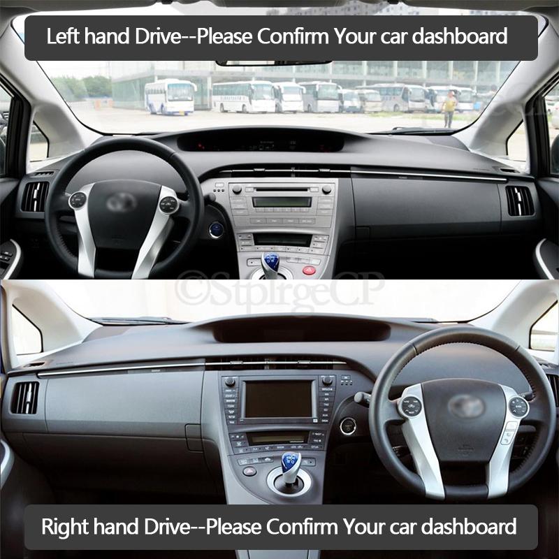 Para Toyota Prius 30 2010~2015 Anti-Slip Mat Dashboard Cover Pad Sunshade Dashmat Carpet Car Accessories XW30 2011 2012 2013 2014