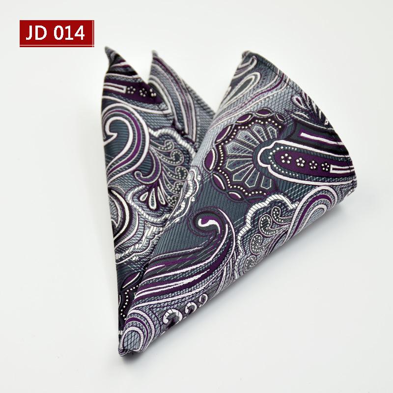 Men's Jacquard Tuxedo Pocket Square Scarf, Foldable, 25cm, New 2025