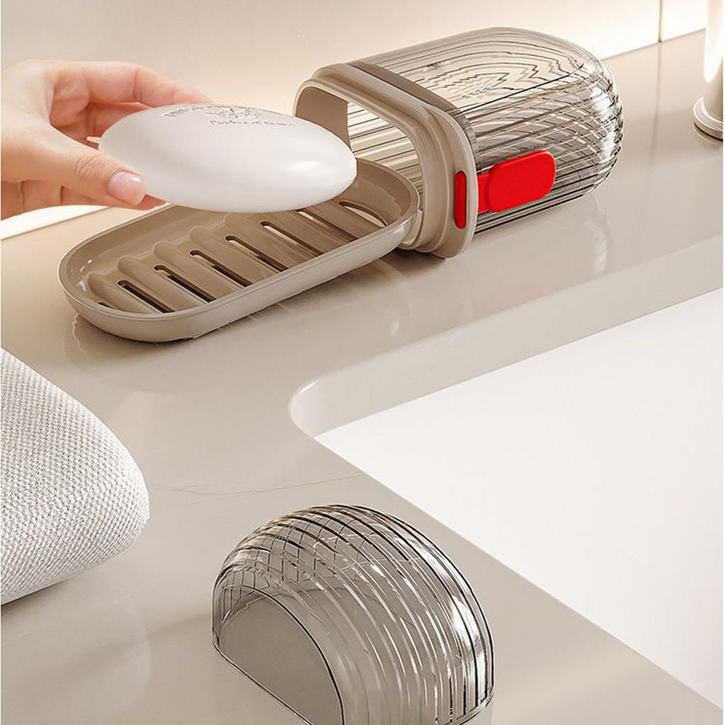 Travel Portable Soap Box, Business Trip Soap Box, Plastic Sealed Leak Proof Box, Bathroom Soap Box