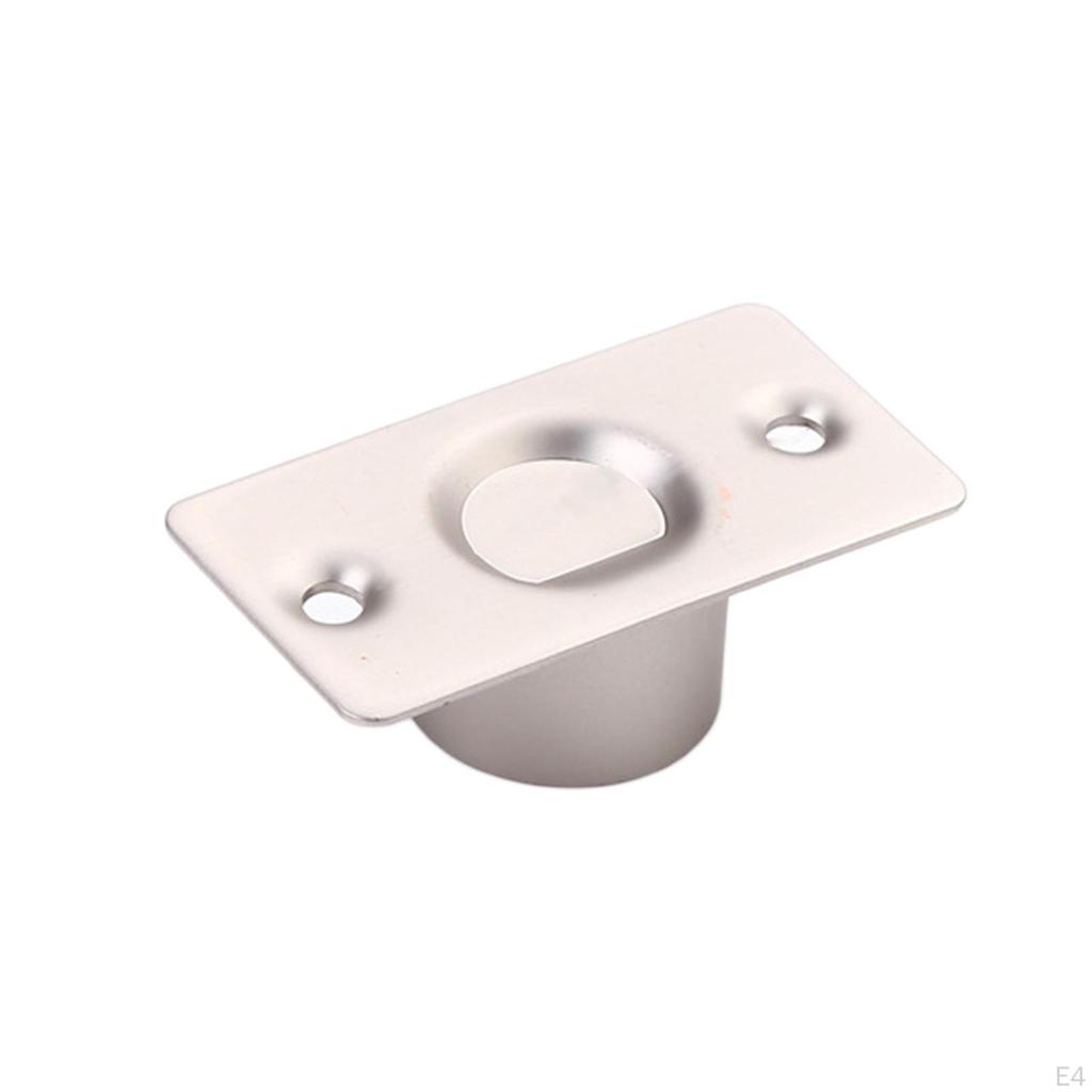 Magnetic Door Stop Quiet Hidden Stopper for Dorm Office Buildings Home Milky White