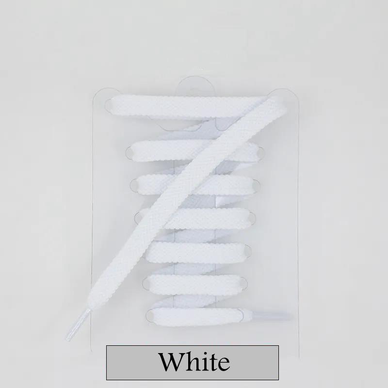 1 Pair Classic Shoelaces Rubber Band for Shoes Flat Braided Hollow Rope Laces Simple Leisure Sports Shoestring 100/120/140/160CM