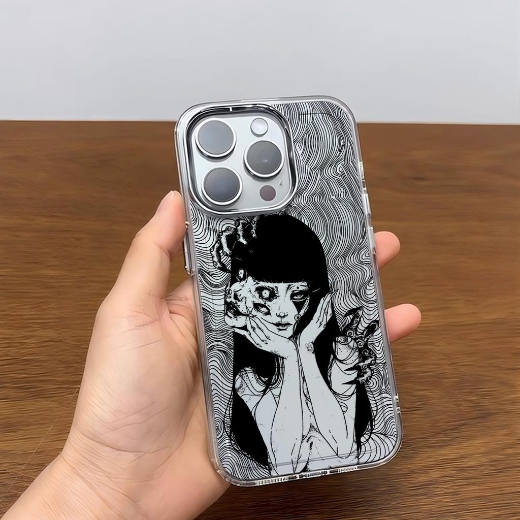 New comics Junji Ito horror Hot Anime Phone Case For iPhone 17 Air 16 e 15 14 13 12 11 Pro Max Plus SE 2020 2022 Soft Cover