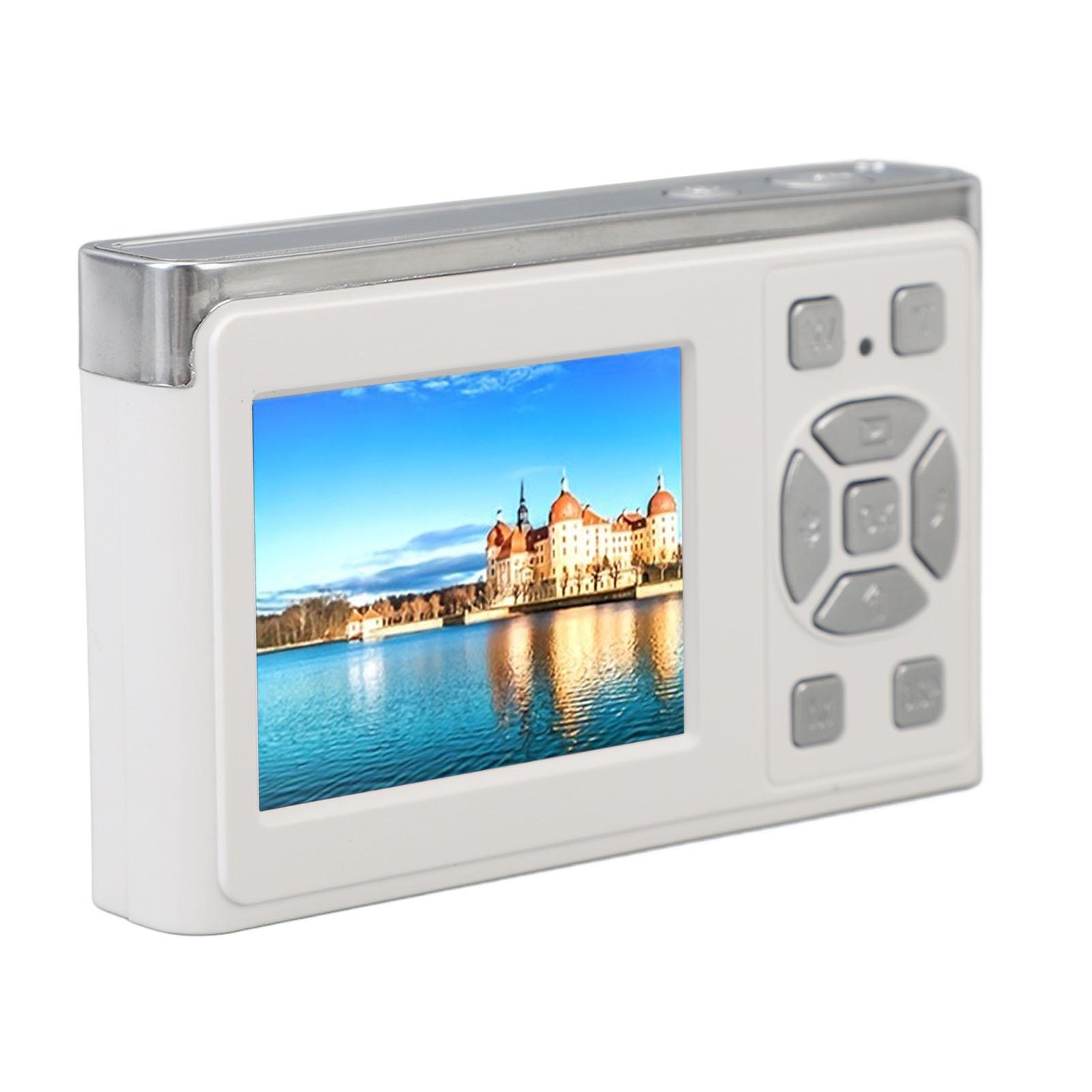 

2.2 in IPS Screen Digital Camera 1080P 50 MP Type C Auto Focus 600mAh Vlogging Camera for Teens білий