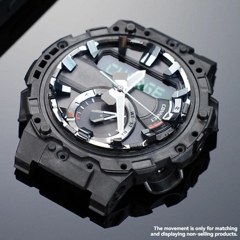 For Casio G-SHOCK GST-B200 GST B200 Watch Inner Case Modification and Upgrading Accessories Replacing Case Shell Bezel Black