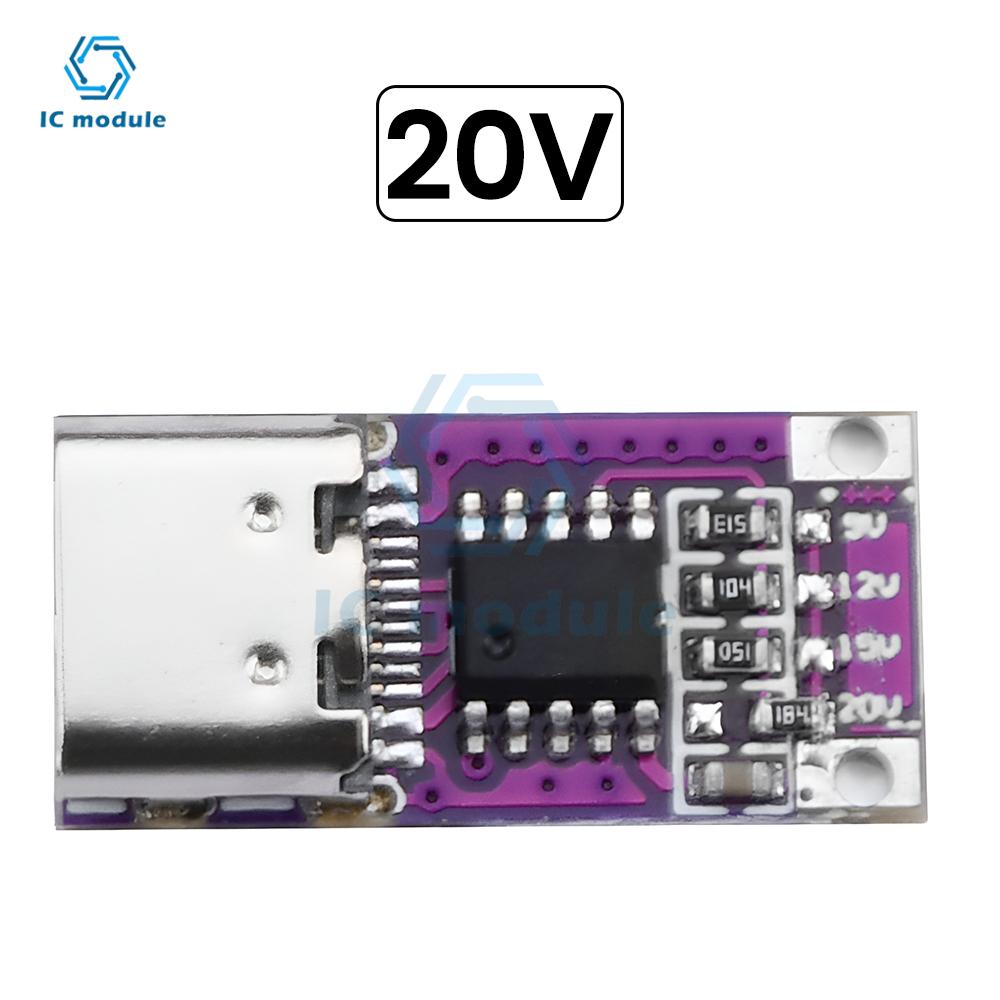 PD/QC2.0 3.0 Fast Charging Protocol Deception Boost Aging Test Trigger Module Type-c Output 5V/9V/12V/15V/20V