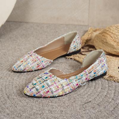 New Multi-color Casual Versatile Fabric Casual Shoes with Retro Soft Sole, All Season Casual Walking and Dancing Shoes