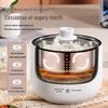 Compact Multifunctional Electric Rice Cooker Steamer – Non-stick, Low Power, Ideal for Dorms and Small Spaces