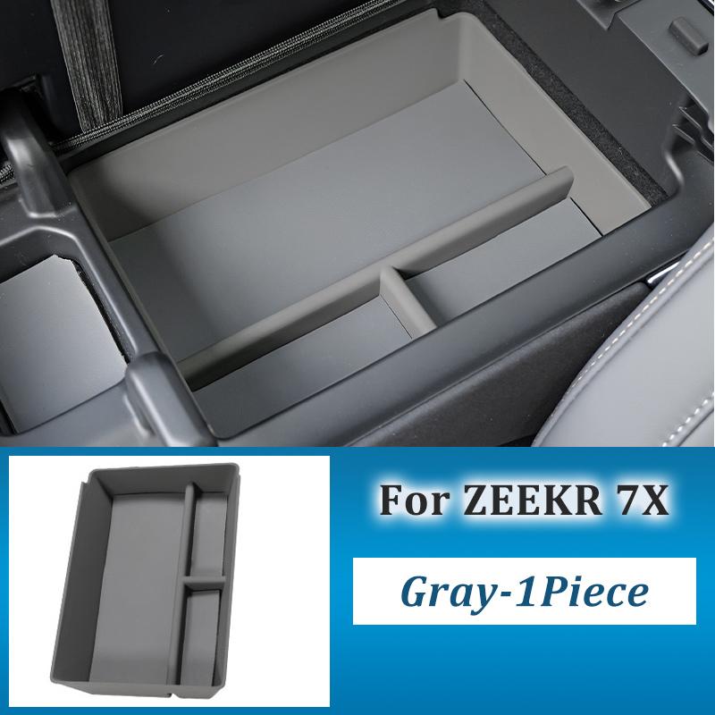Linnunu for Zeekr 7X 2025 Car Center Console Armrest Box Storage Box Sorting Organizing Storage Boxes Auto Interior Accessories