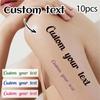 Autocolante Tatuaje cu Text Personalizat, Autocolante Tatuaje Temporare Personalizate, Tatuaje False Personalizate, Cadouri de Ziua de Naștere,