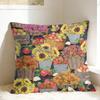 Rural Flowers Pillow Case Sunflower Comfy Pillow Cover For Sofa Car Home Decor Retro Trendy Pillowcases