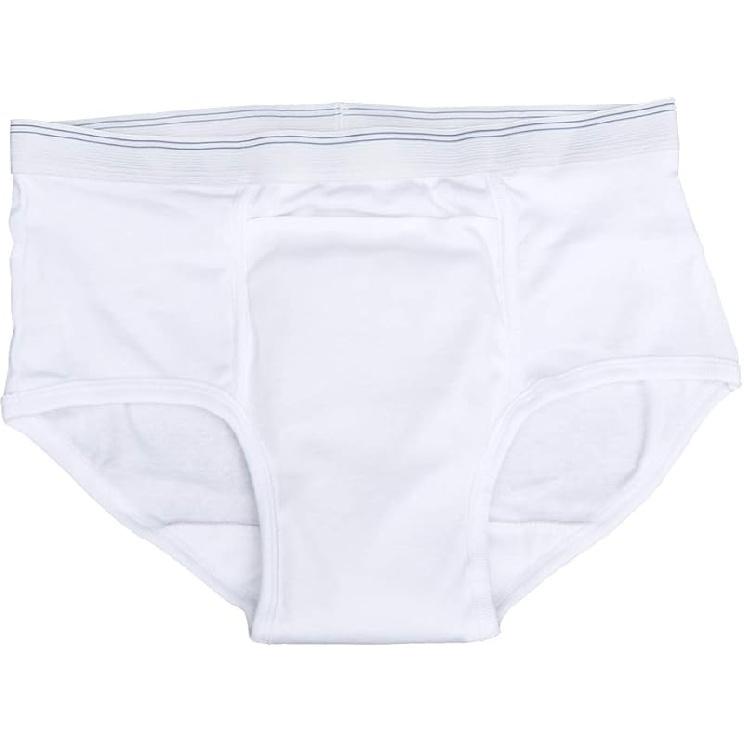 HEALLILY Хлопковые трусы от недержания для мужчин Впитывающие Стирающиеся Многоразовые Взрослые Подгузники Трусы с Вкладышем XX-Large