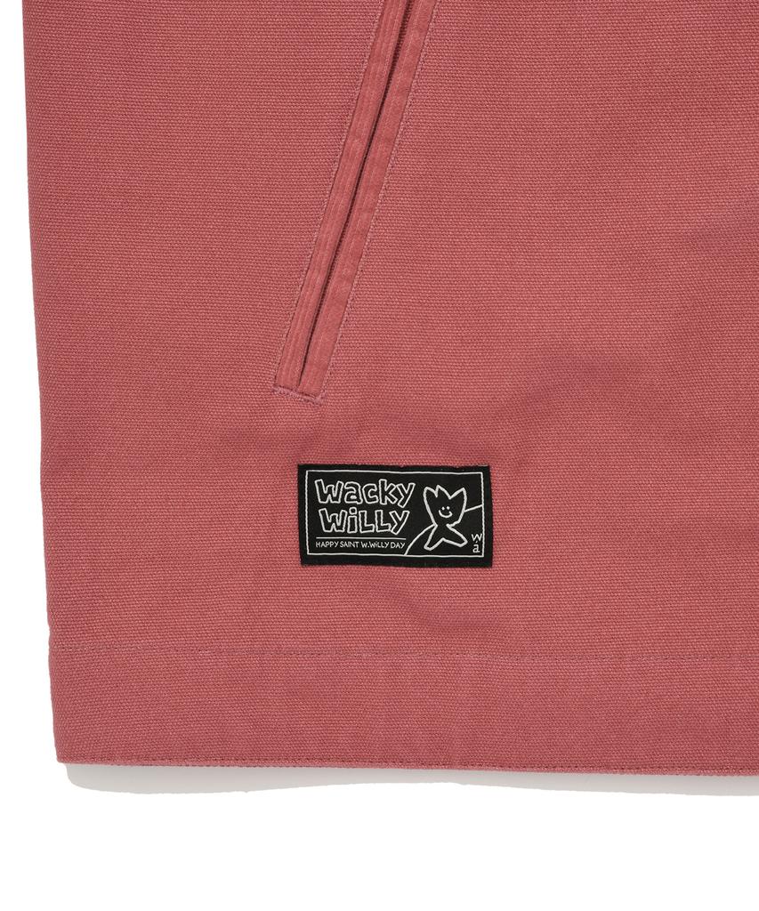 Wacky Willy Corduroy Color Block Work Jacket Pink