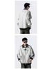 American Three-Stripes Unisex Heavyweight Baseball Jacket - Trendy Autumn/Winter Striped Patchwork Outerwear for Teens