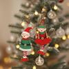 Cartoon Couple Elf Belt Christmas Tree Ornaments