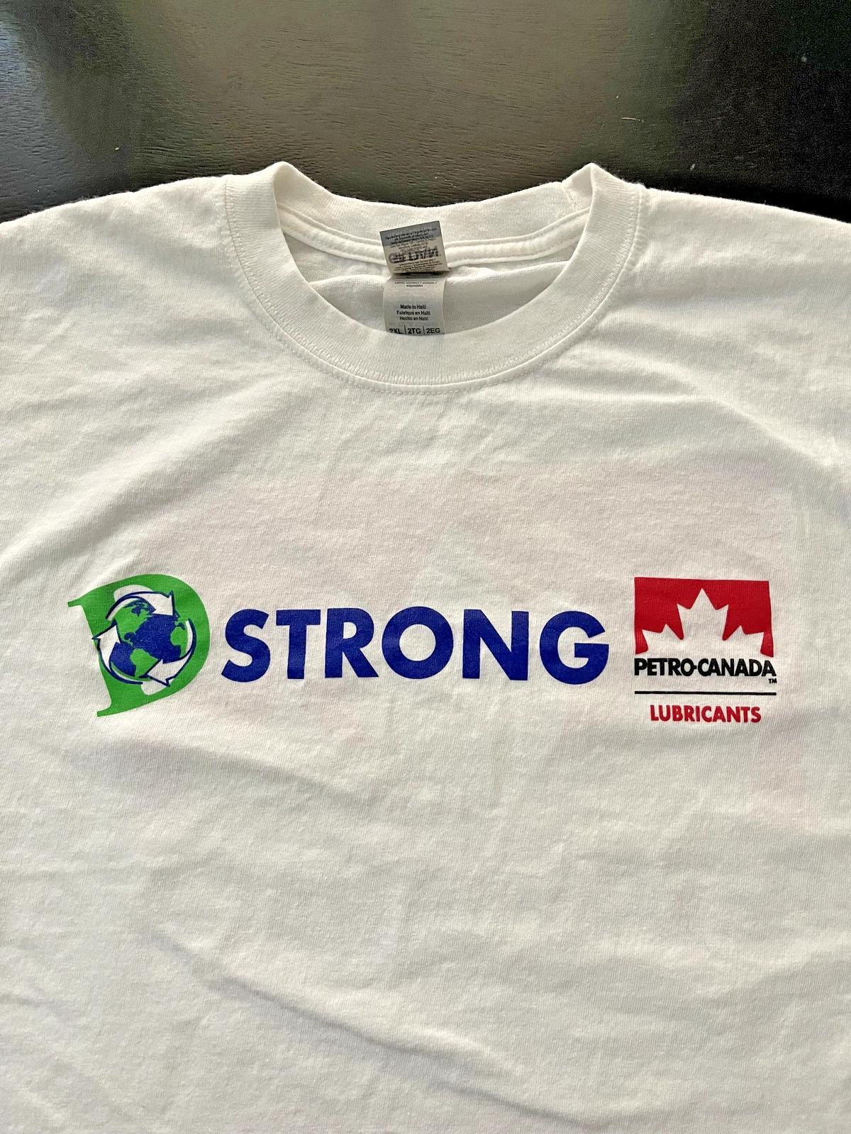 

PETRO CANADA LUBRICANTS T-Shirt, White, Size: 2XL 2XL