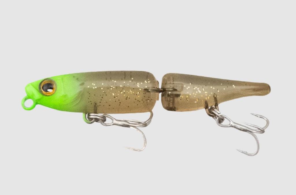 Jackall Abbey Solid 55S Jointed Sinking Lure Green/Weed (7914)
