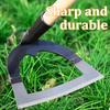 Handheld Hollow Hoe Thickened Manganese Steel Agricultural Weeding Hoe Planting Vegetable Gardening Loosening Soil Weeding Tools for Daily Use