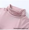 Modal Padded High Neck Long Sleeve Slimming T-Shirt with Built-in Bra for Women - Autumn/Spring.