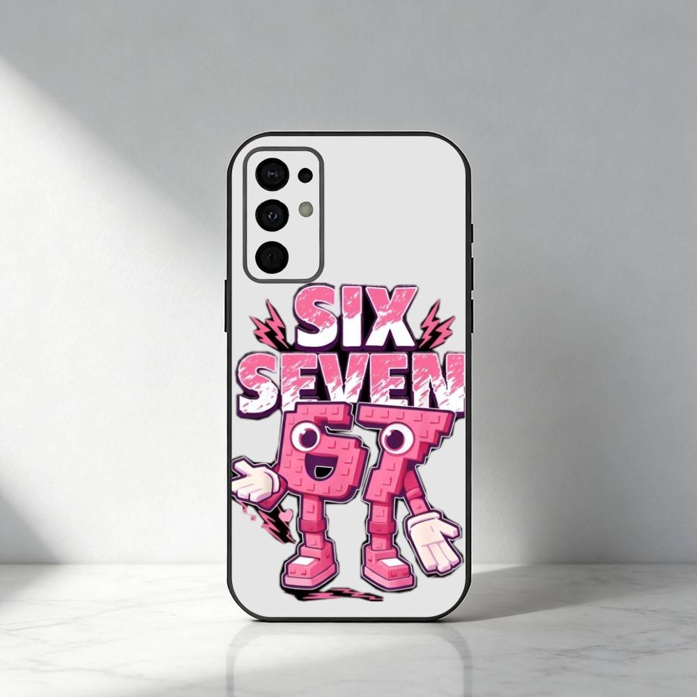 67 S-Six S-Seven S-Style  Phone Case For Samsung S25,S24,S21,S22,S23,S30,Ultra,S20,Plus,Fe,Note,5G Black Cover