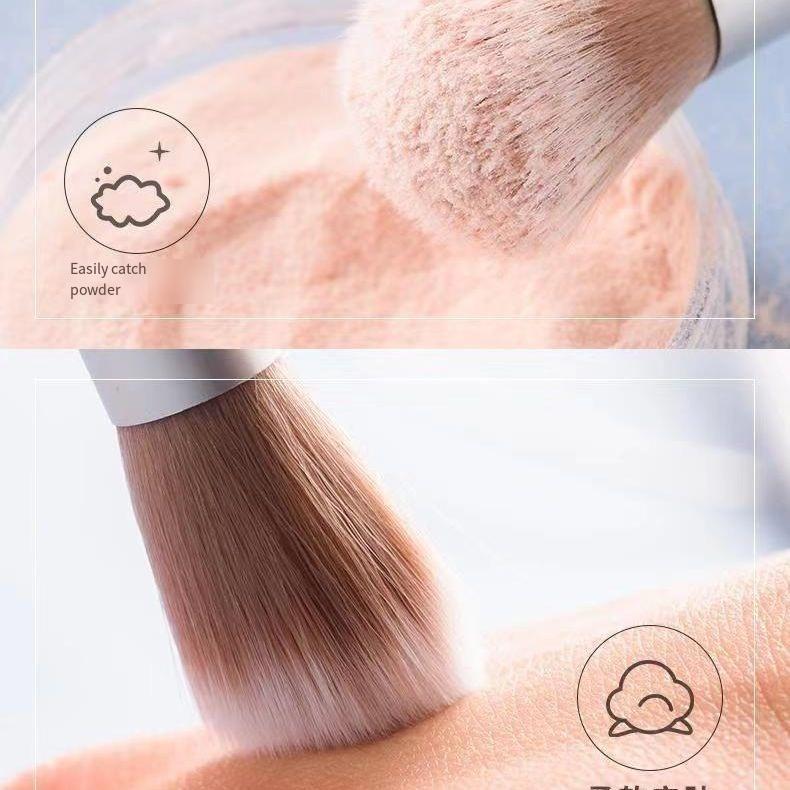 1PC Blush Brush Highlight Brush Loose Powder Brush Honey Brush Makeup Brush Beginner Beauty Tool Portable