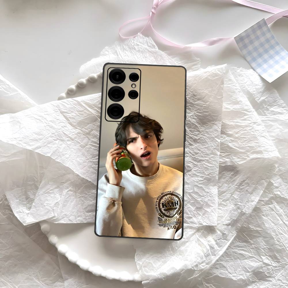 

Finn Wolfhard Actor Singer Phone Case For Samsung S 24 Fe 25 Ultra Plus 20 Lite 21 30 22 23 24 22 Ultra 5G Fundas Samsung S23 ULTRA 5G
