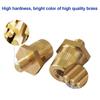2X M6 M8 Thread Positive Negative Battery Post Connector Terminal Adapter Battery Pole Adapter Brass Battery Terminal Connector