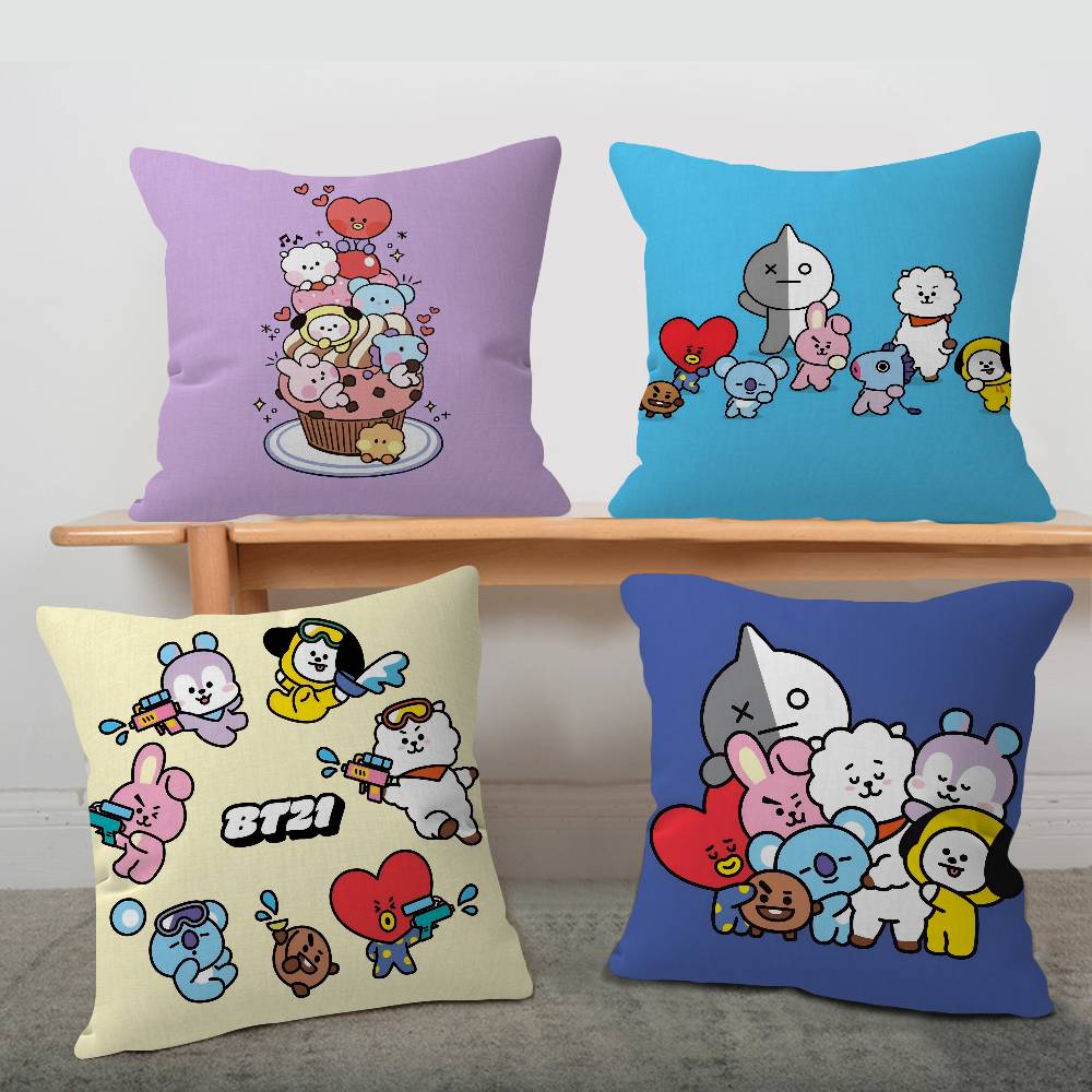 Korean Idol Pillow Cover for Bedroom Room and Living Room Sofa Decorative Cushion Cover