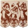Marushin Hand Disney Chip 25 X 25 Enjoy 2005104100 Towel, & Dale, Cm, Face,