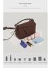 2025 Spring/Summer Women's Mini Geometric Soft Leather Pillow Shoulder Bag - Spliced Diamond Design