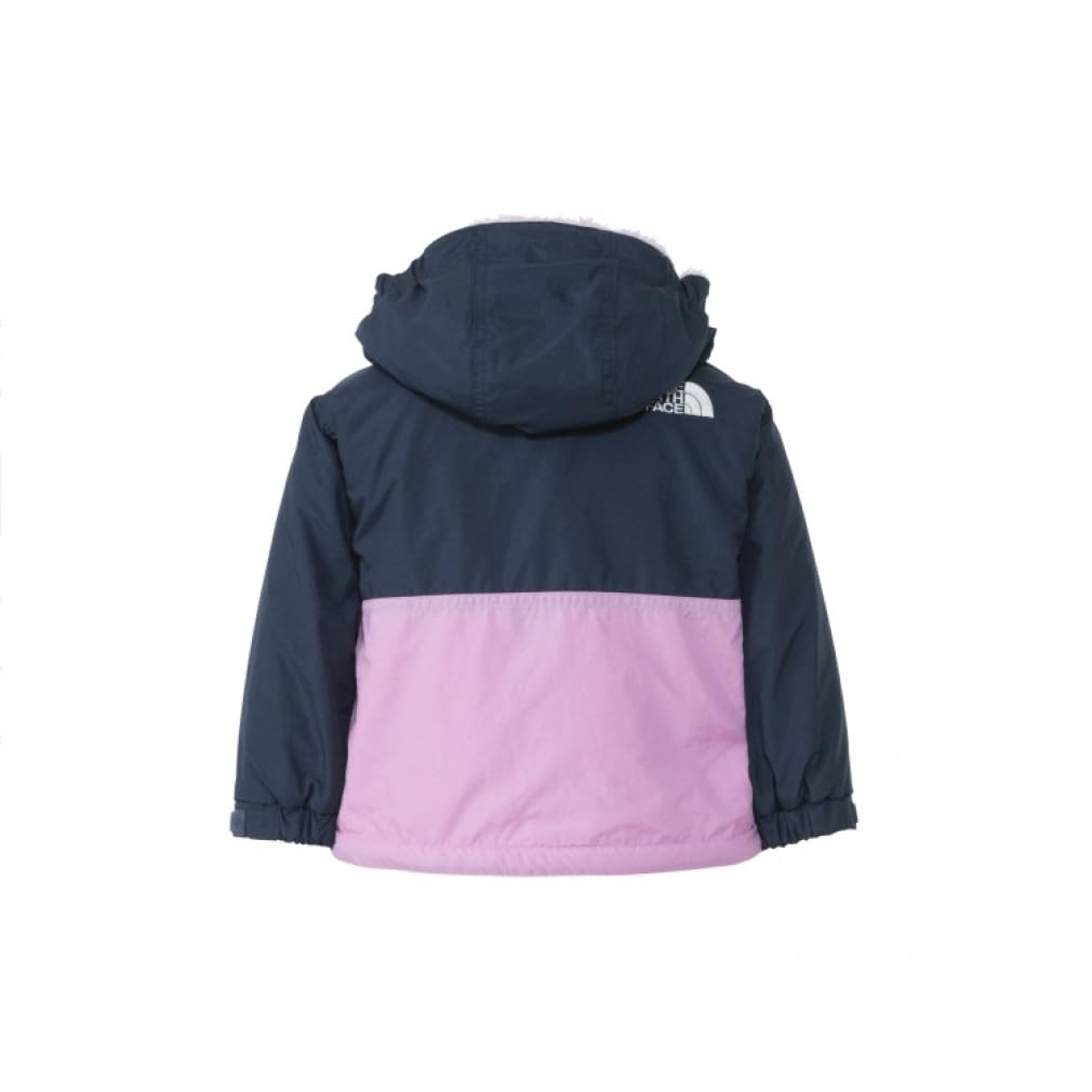 The North Face Baby Compact Nomad Urban Size 80 Jacket, Unisex, Windproof, Water-Repellent, Lightweight, Navy/Orchid Pink,