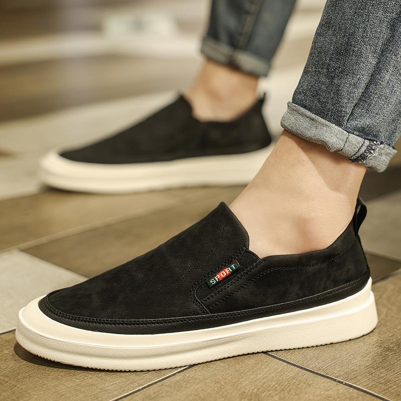 Fashion Men Sneakers Comfortable Driving Shoes Casual Flats Loafers Fashionable Minimalism Style New Men's Date Party Strolling Shoes