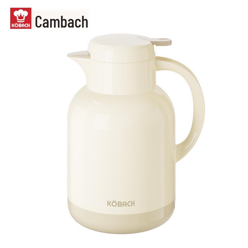

KamBach Glass Liner Insulated Kettle 1.3L (Light Cream Yellow) KH-H130G01