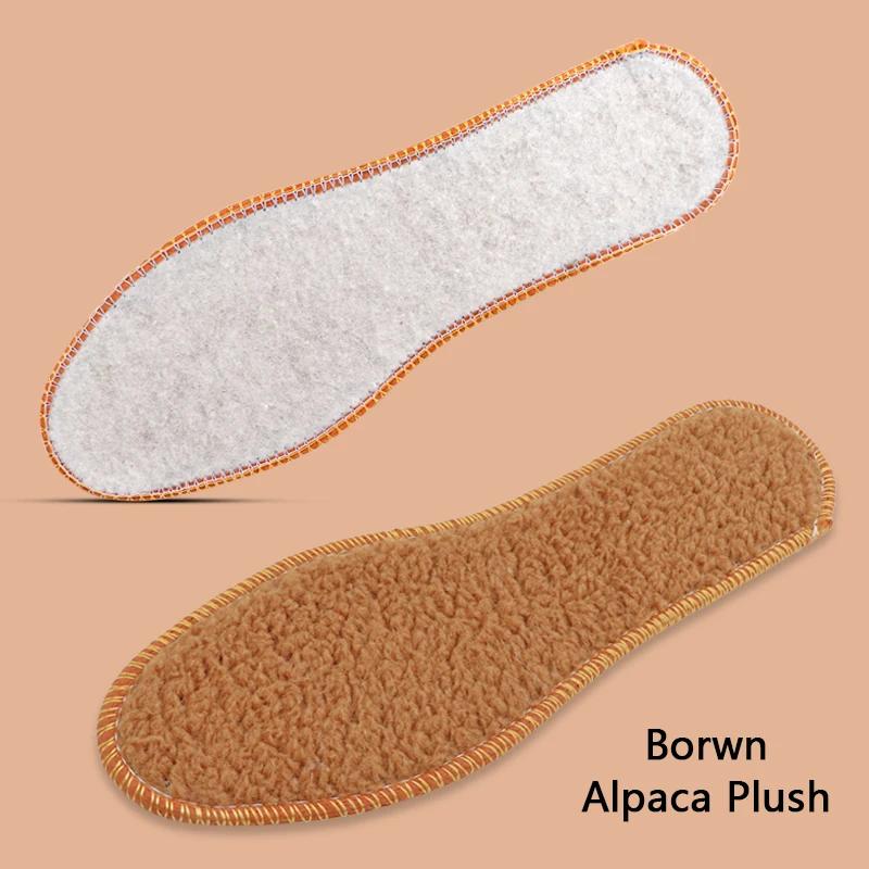 Winter Warm Insole for Shoes Sneakers Boots Shoe Sole Thermal Inserts Thicken Plush Insoles Men Women Heating Shoe Pads 1Pair