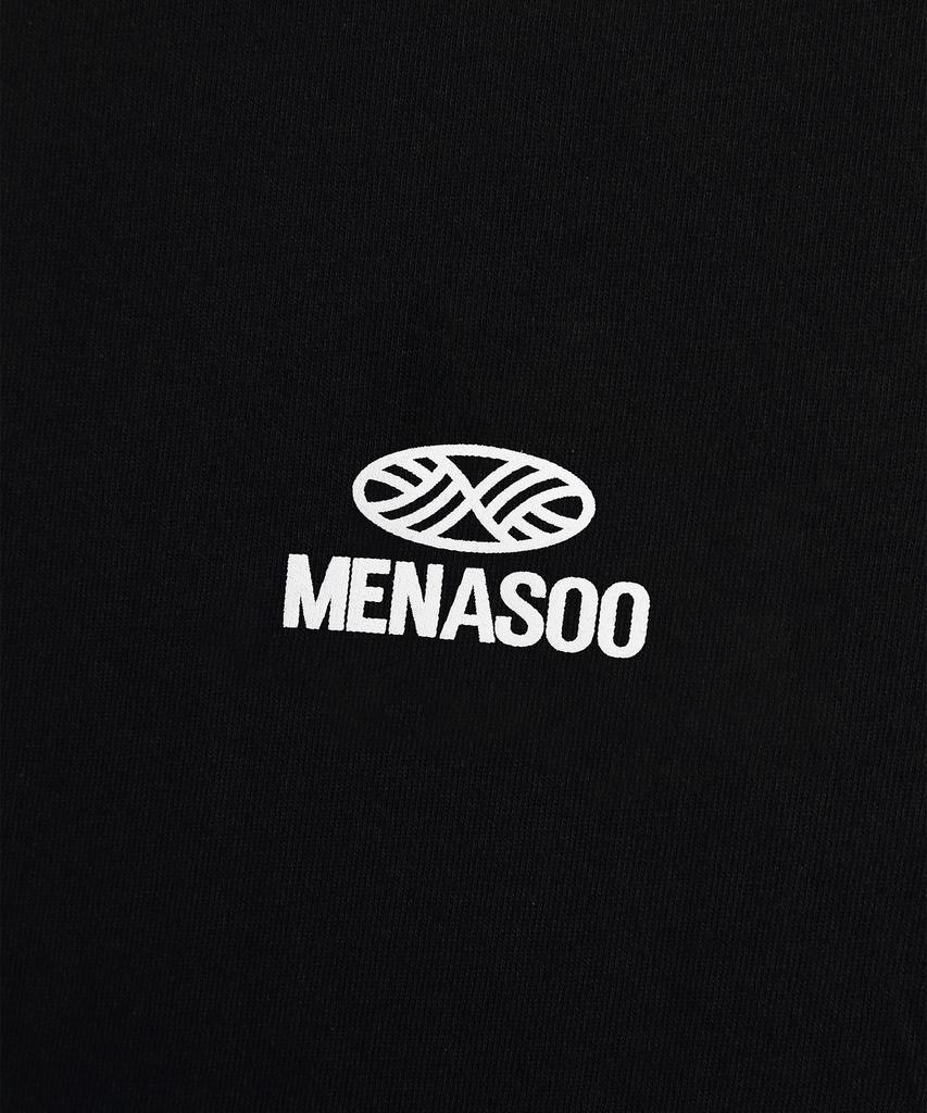 Minasu New Big Hearttrack Graphic T Shirt_Black_W