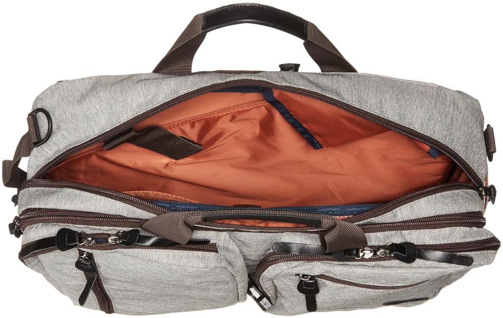 Sand Glass Business Bag, Backpack-Style, Water-Repellent, 4-Way, 1609-3G04, Beige