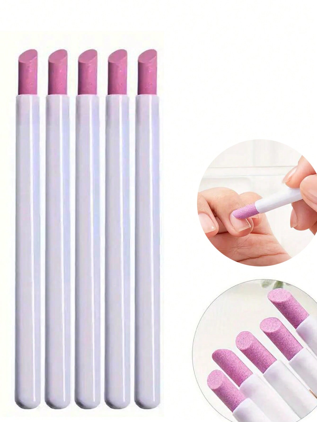 

Набор из 5 шт. ручек для маникюра из кварца и керамики для резьбы и полировки. Гель-лак для ногтей на пальцах ног. Натуральные материалы. Инструменты для ногтей для накладных ногтей, маникюра. белый