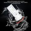 2pcs 72W 6000K White LED Fog Light Bulbs, Super Bright Decoding Car Hdlight Bulbs with Aluminum   and Design, for  9145