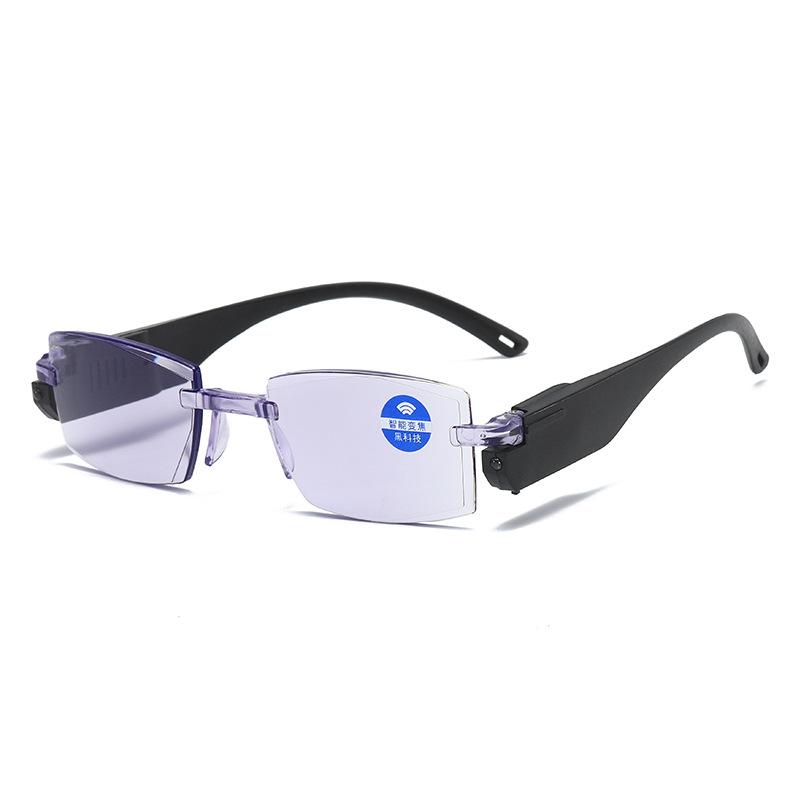 Intelligent Zoom Reading Glasses with LED Light for Presbyopia +1 0 To +3 5 for Men Women