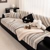 Autumn And Winter Plush Leather Sofa Cushion Cover Simple Modern Cover Cloth Blanket Non-Slip  New Seat Cushion Anti-Cat Claws