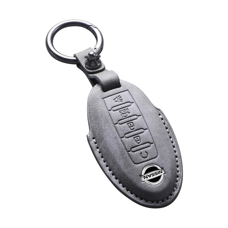 Nissan Suede Key Holder for Sylphy, Qashqai, X-Trail, Bluebird, Terra, Teana