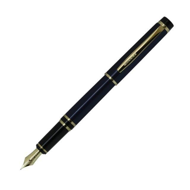 Pilot Grance Fountain Pen Dark Blue Medium (M) Nib FGRC-12SR-DLM with Converter