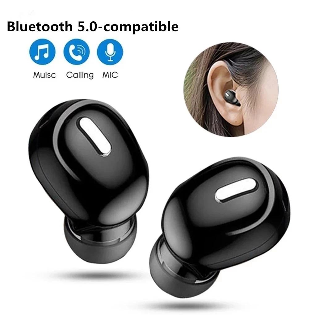 Mini Wireless Bluetooth-compatible 5.0 Earphone Noise reduction In Ear Sport With Mic Handsfree Headset For All Phone Headphones